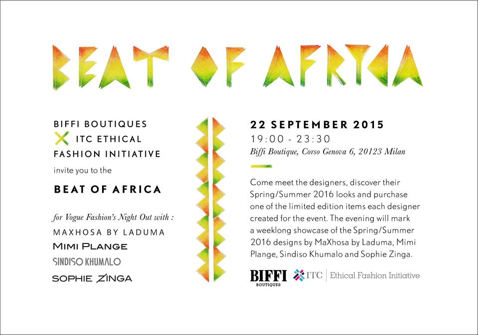 Beat Of Africa x ITC Ethnical Fashion Initiative